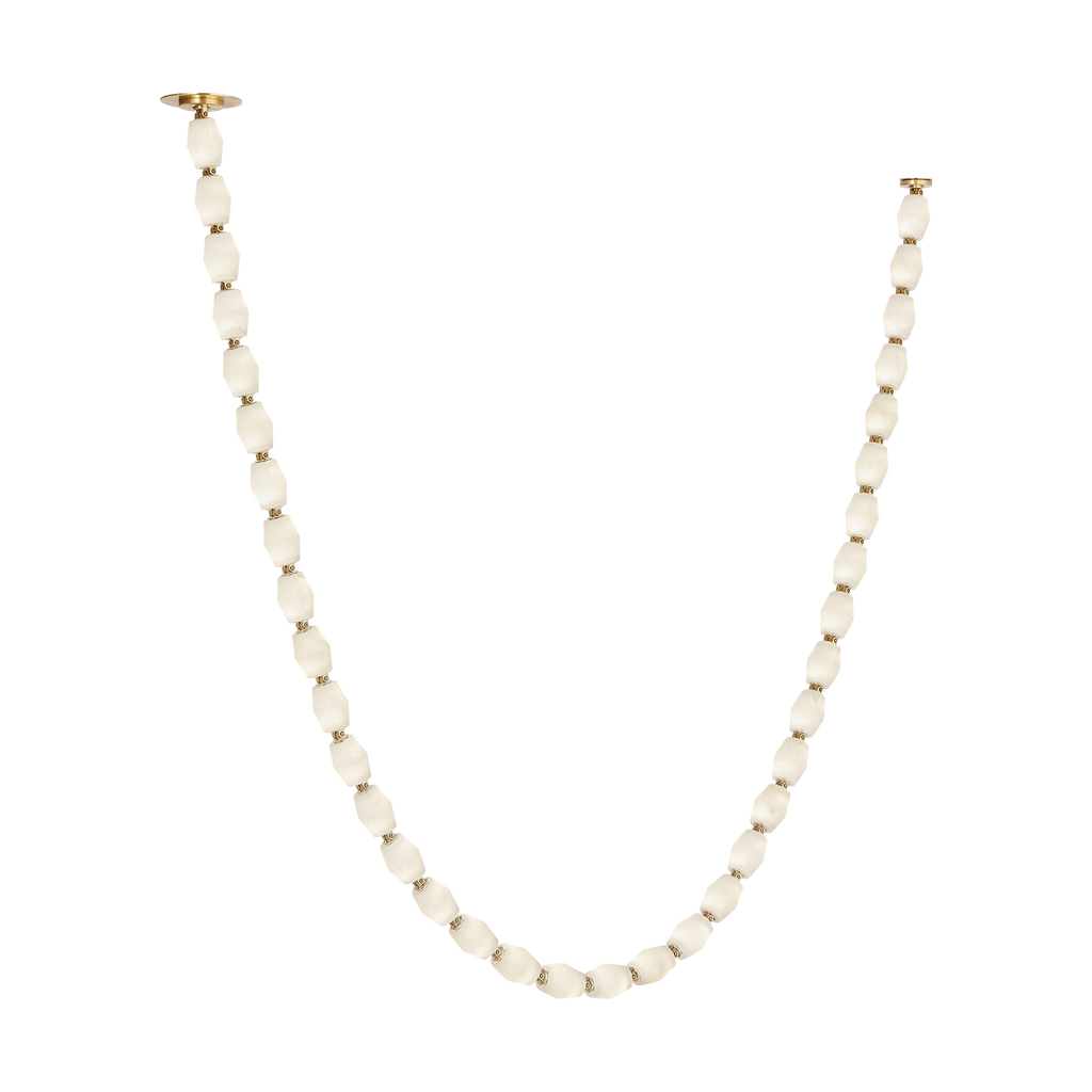 Collier Alabaster 108 Chandelier | Hand-Rubbed Antique Brass 3000K Surface 120V-277V Universal