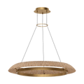 Noa Large Chandelier Natural Hand Rubbed Antique Brass 2700K 90 CRI