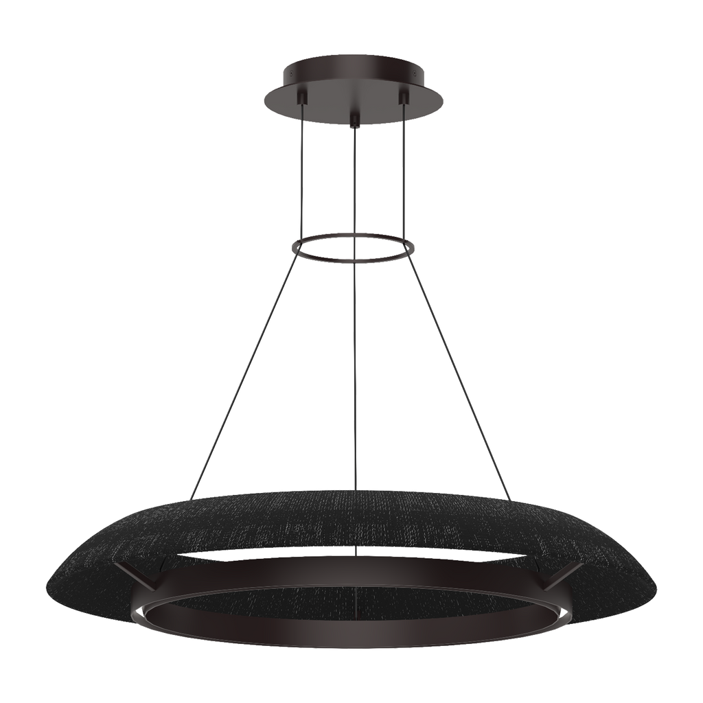 Noa Medium Chandelier Washed Black Bronze 2700K 90 CRI