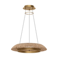Noa Small Chandelier Natural hand rubbed antique brass 2700K 90 CRI