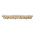 54" Rectangular Multiport Canopy Hand Rubbed Antique Brass
