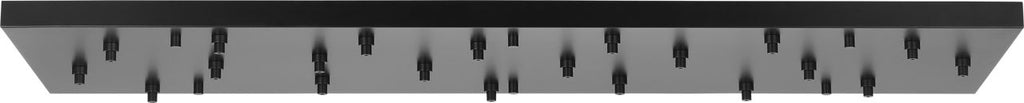 72" Rectangular Multiport Canopy Nightshade Black
