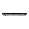 72" Rectangular Multiport Canopy Nightshade Black