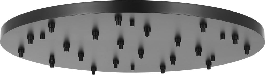46.5" Round Multiport Canopy Nightshade Black