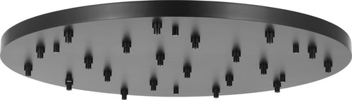 46.5" Round Multiport Canopy Nightshade Black