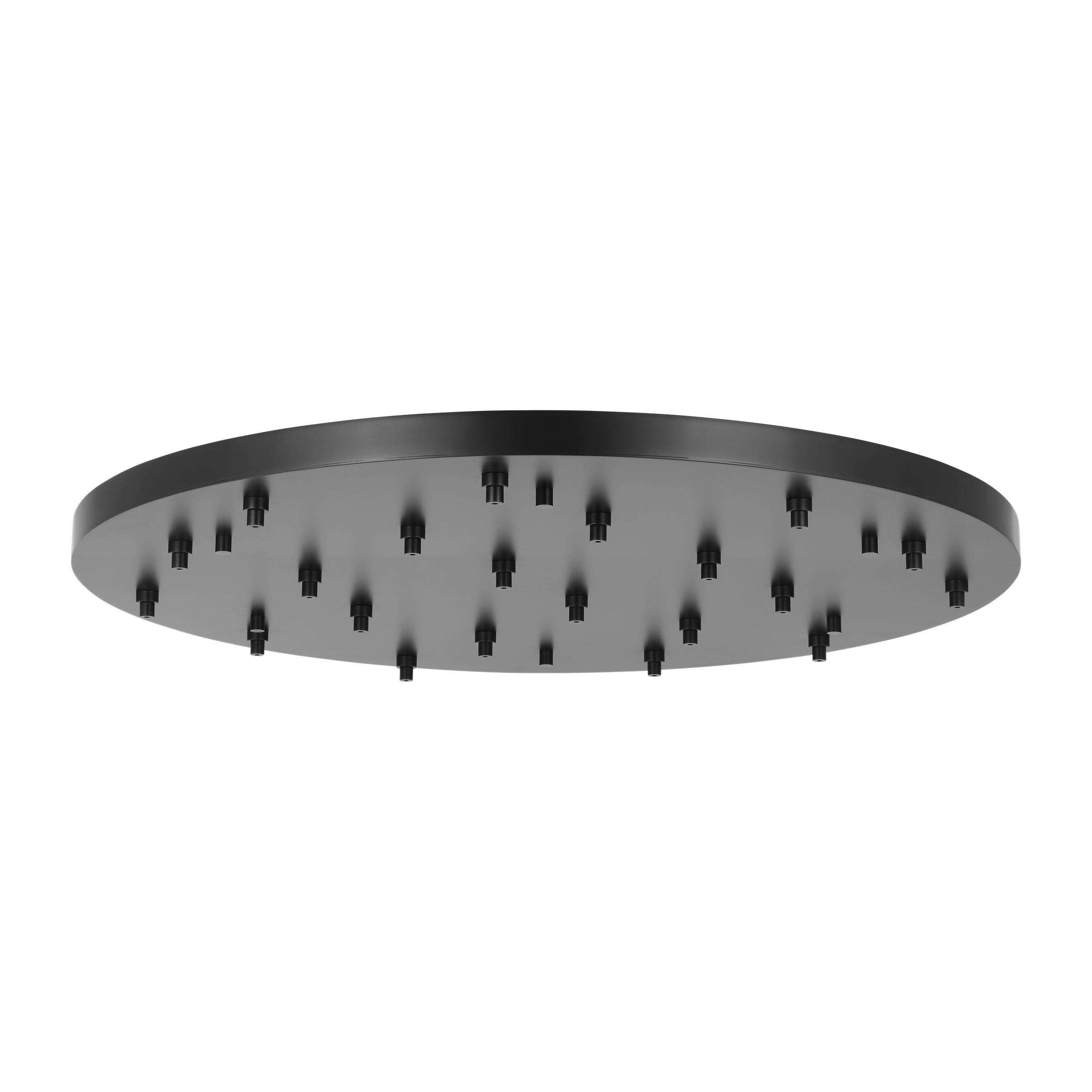 46.5" Round Multiport Canopy Nightshade Black