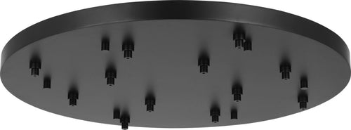 36" Round Multiport Canopy Nightshade Black
