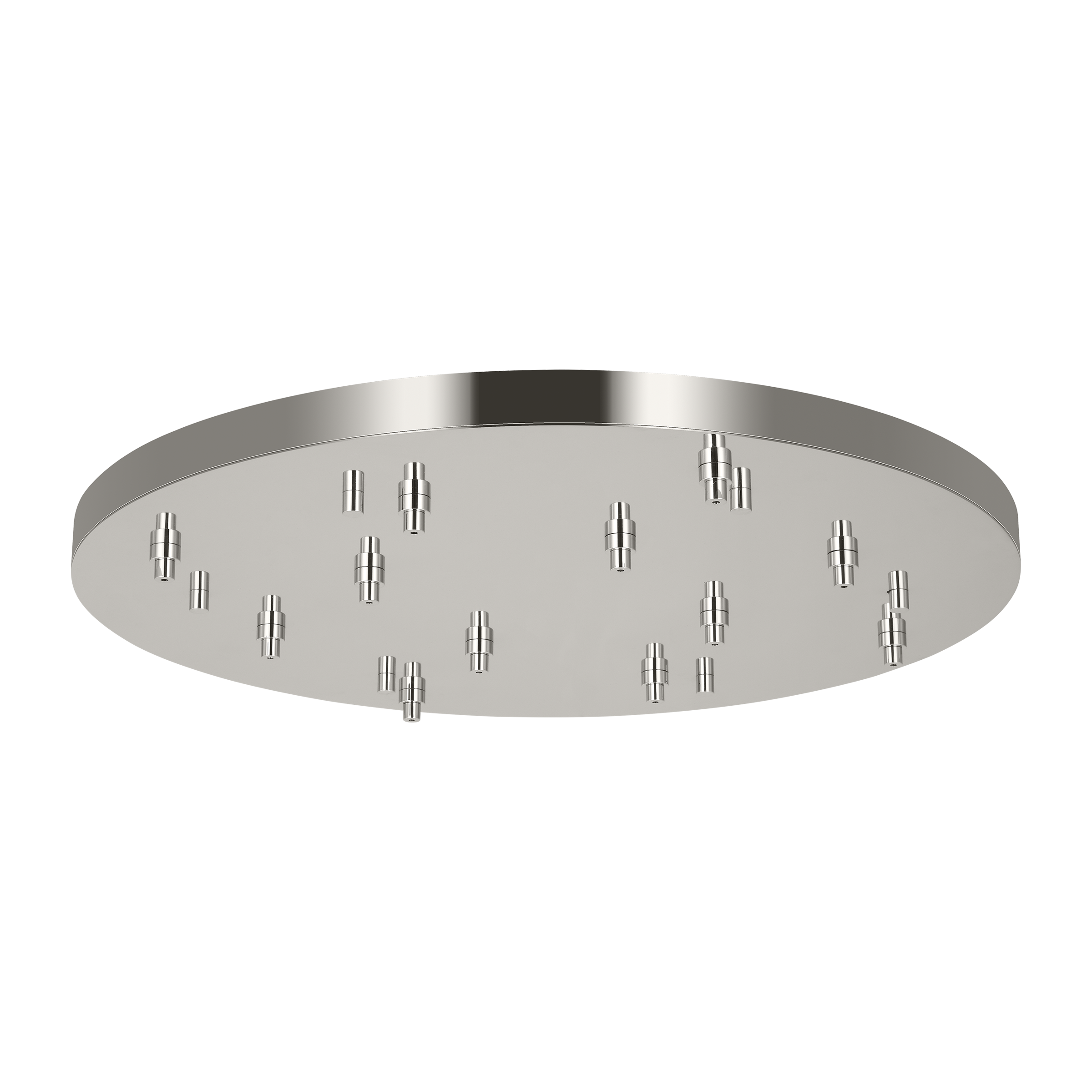 36" Round Multiport Canopy polished nickel