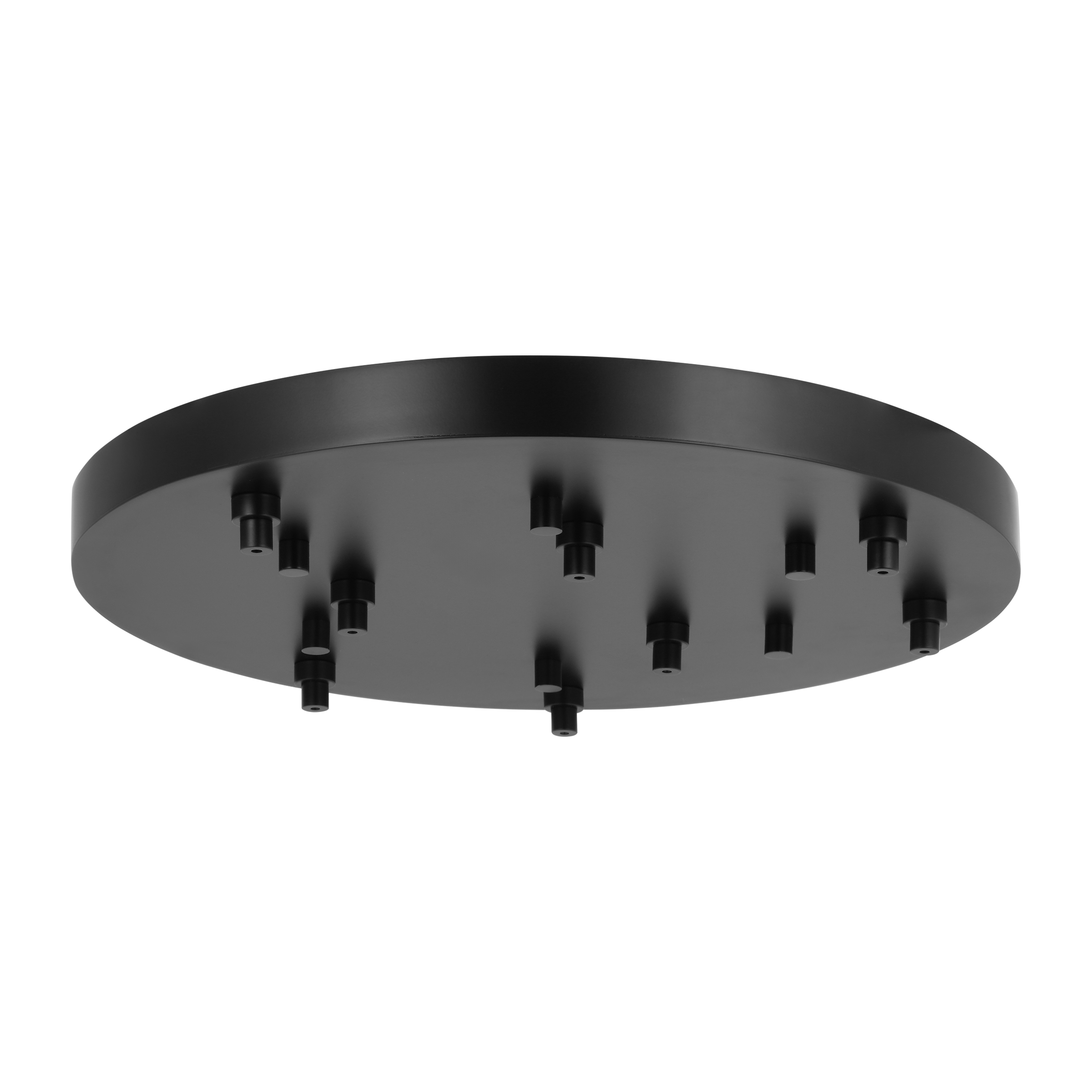 24" Round Multiport Canopy Nightshade Black