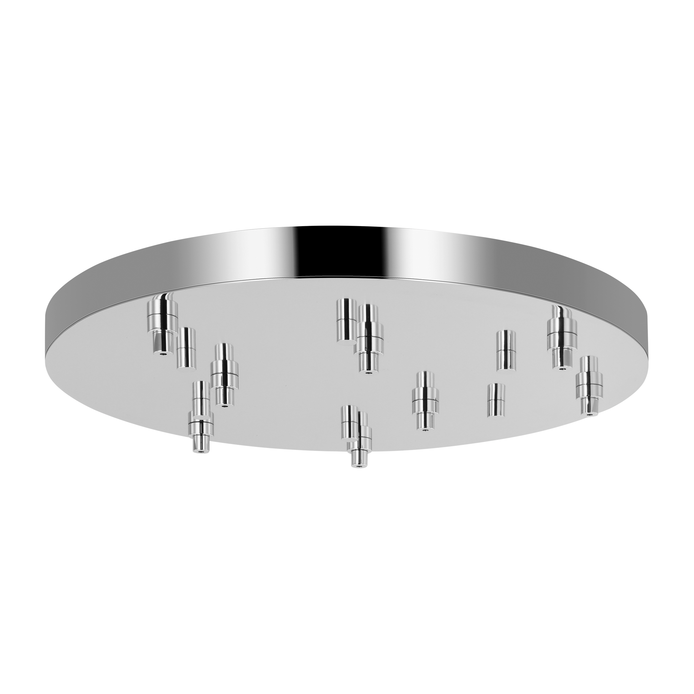 24" Round Multiport Canopy Polished Nickel