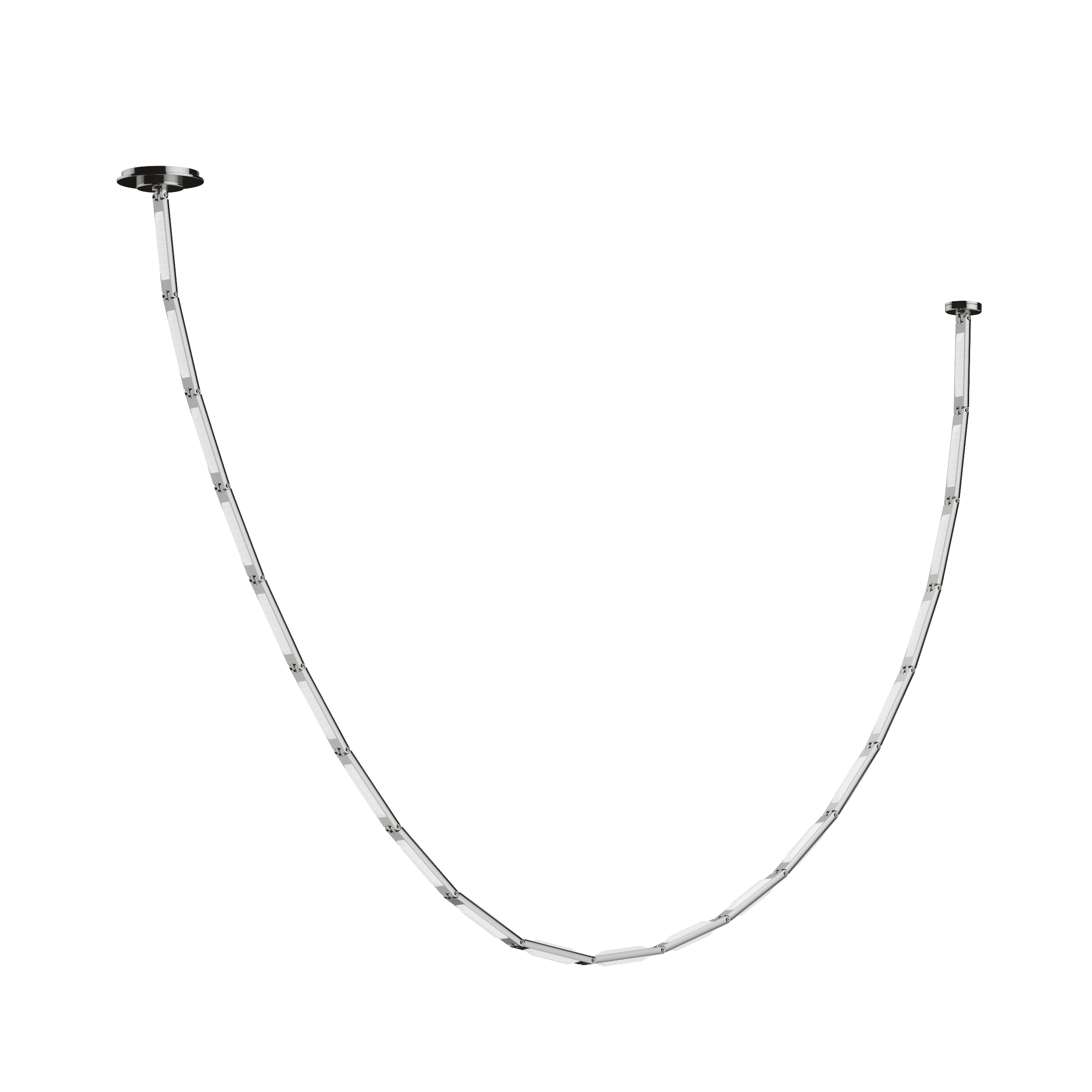 Catena 103 Chandelier | Polished Nickel 2700K Remote 120V