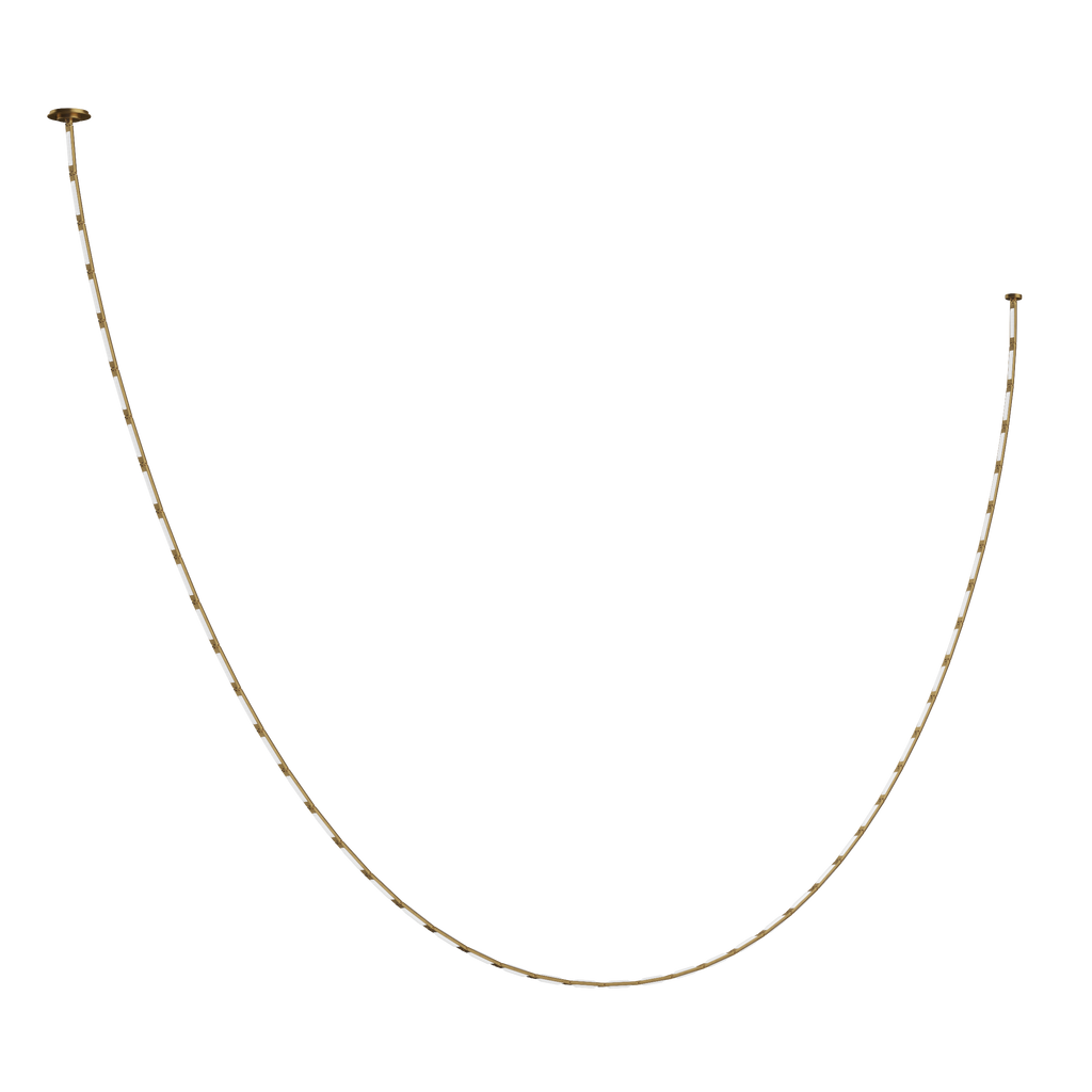 Catena 241 Chandelier | Hand-Rubbed Antique Brass 3000K Surface 120V-277V Universal
