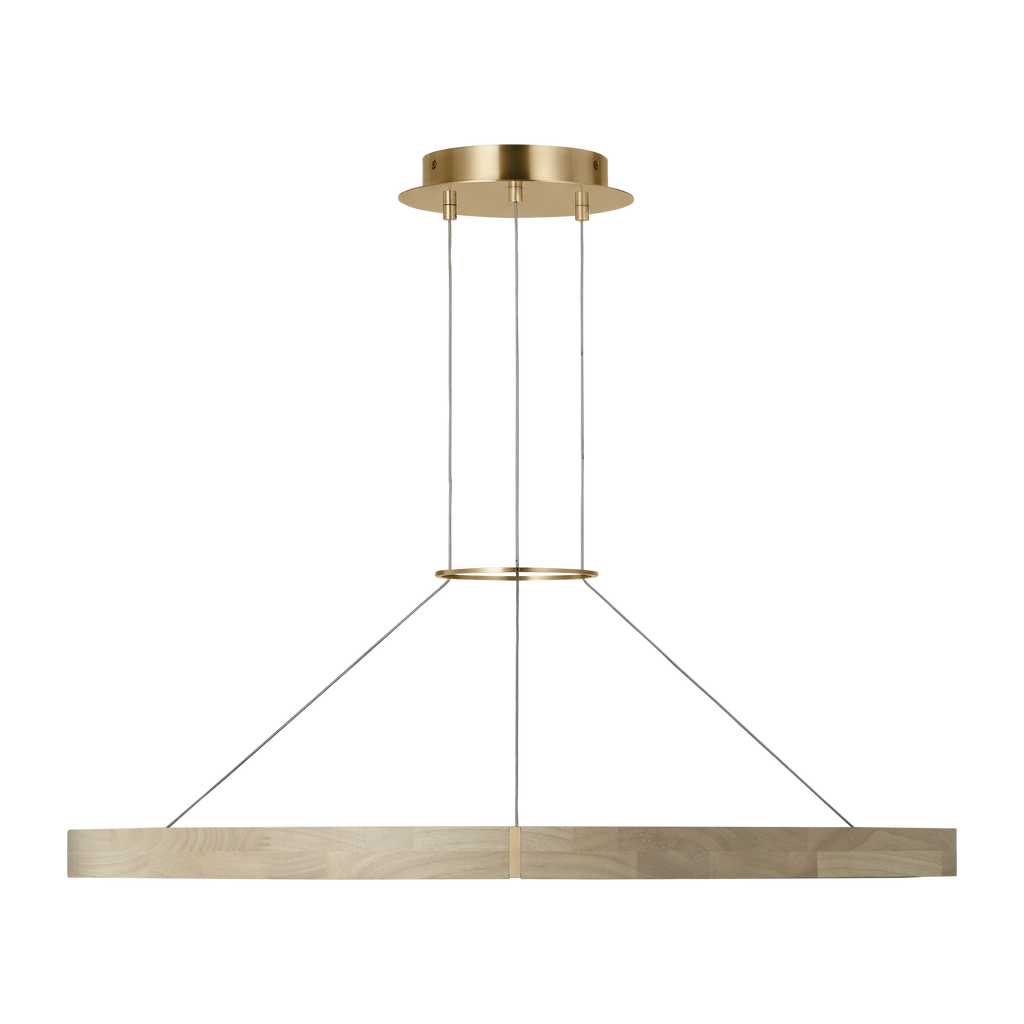 Ashok 37 Chandelier hand rubbed antique brass 2700K 90 CRI