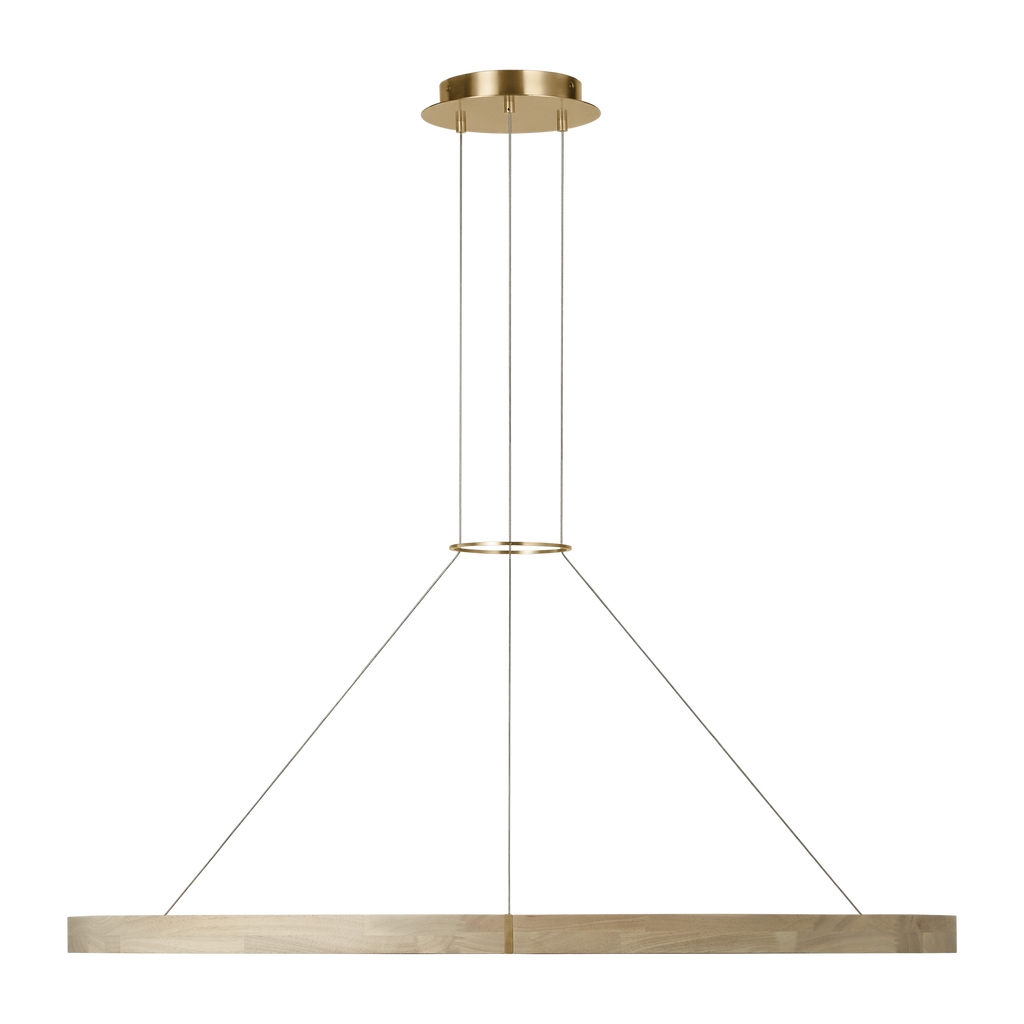 Ashok 49 Chandelier hand rubbed antique brass 2700K 90 CRI