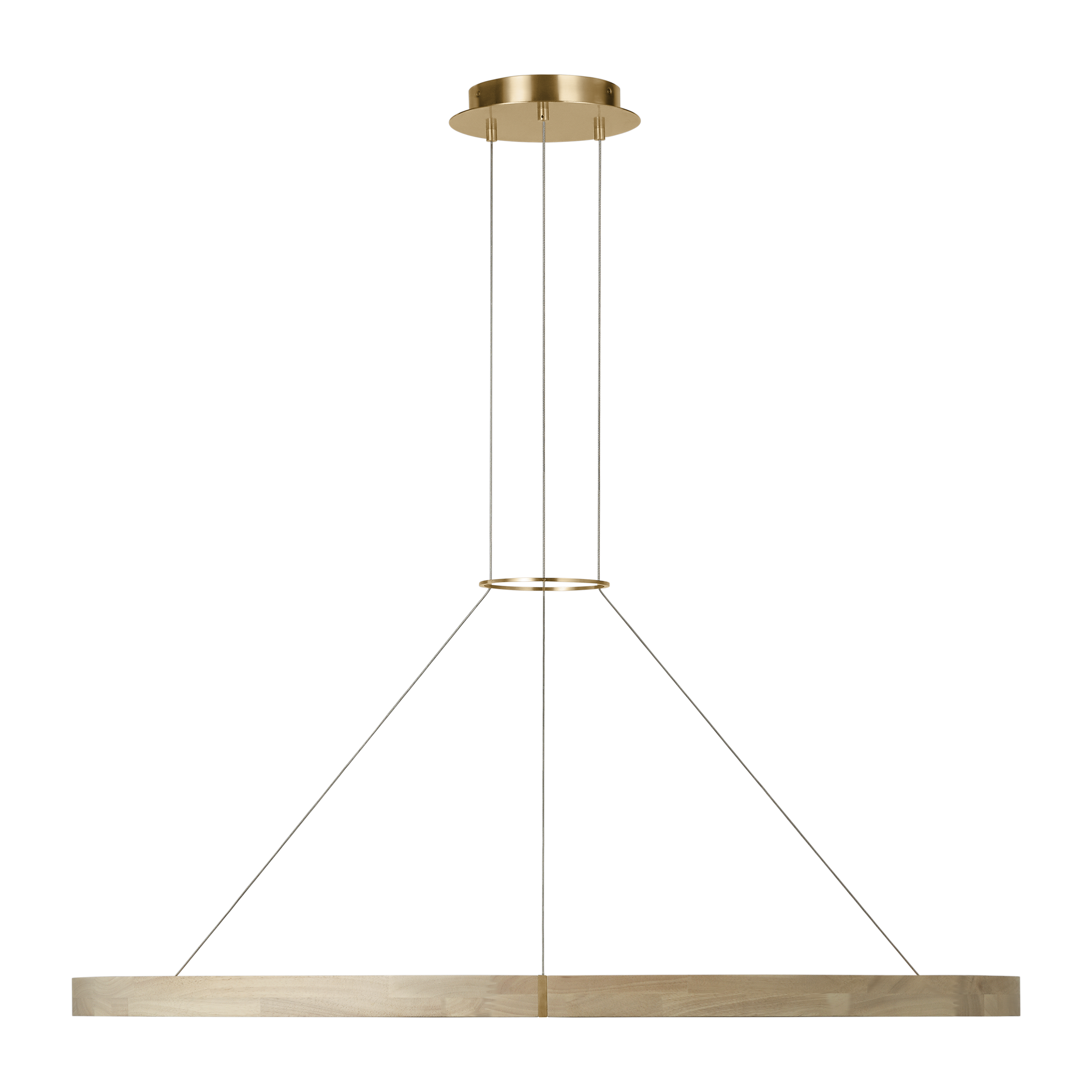 Ashok 49 Chandelier hand rubbed antique brass 2700K 90 CRI