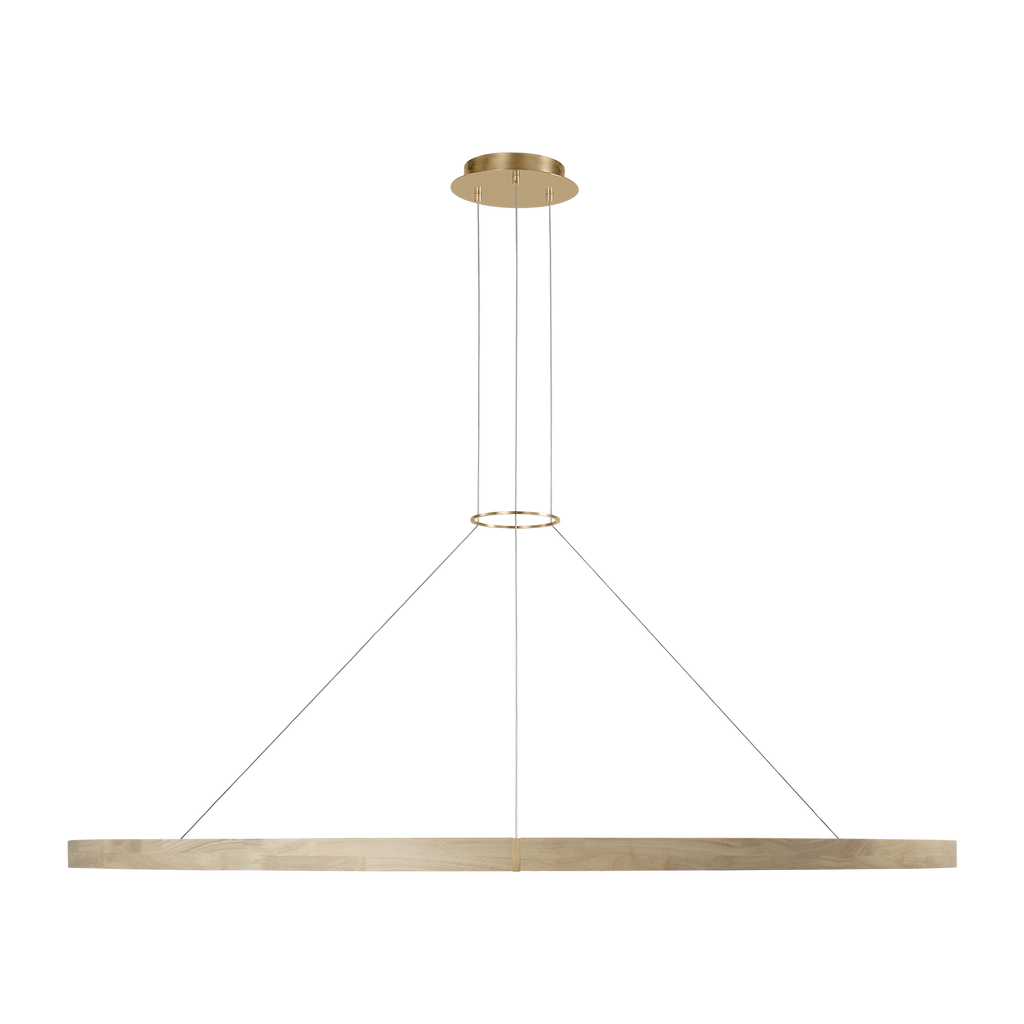 Ashok 65 Chandelier hand rubbed antique brass 2700K 90 CRI