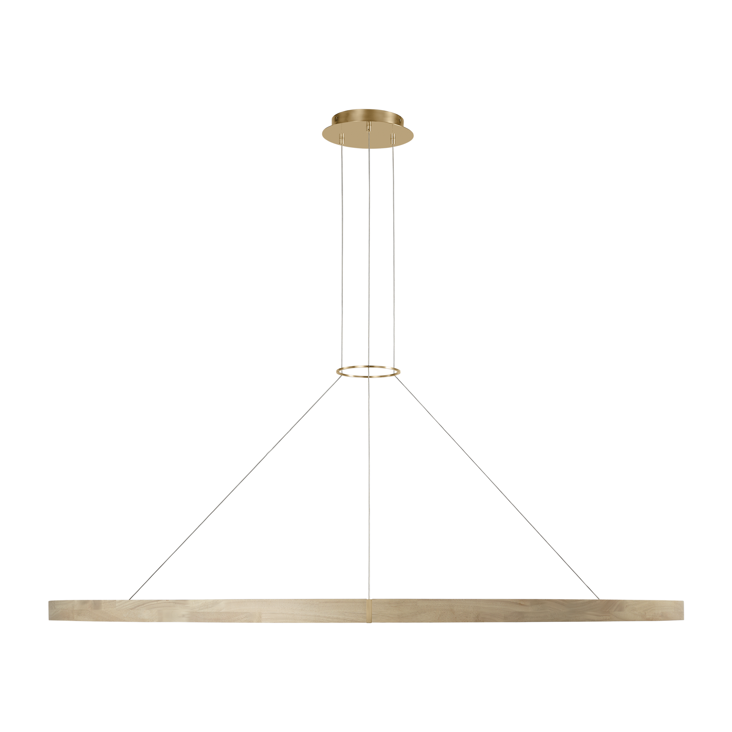 Ashok 65 Chandelier hand rubbed antique brass 2700K 90 CRI