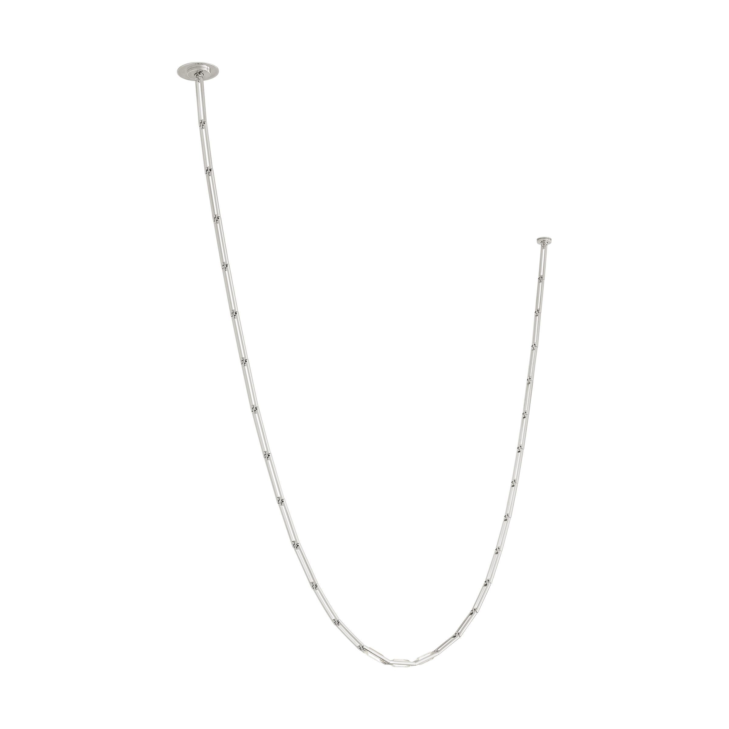 Catena 149 Link Chandelier | Polished Nickel