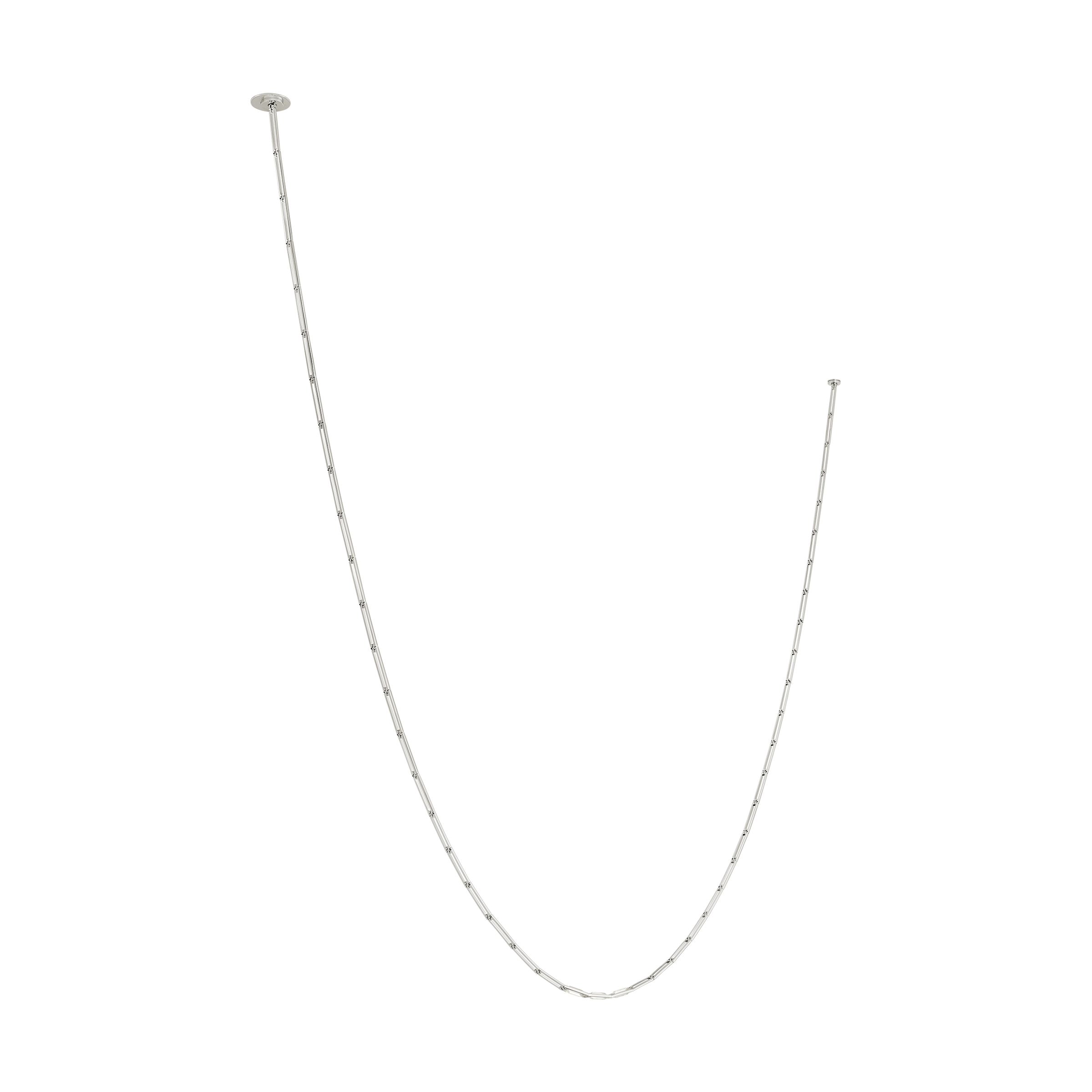 Catena 241 Link Chandelier polished nickel 3000K 90 CRI surface