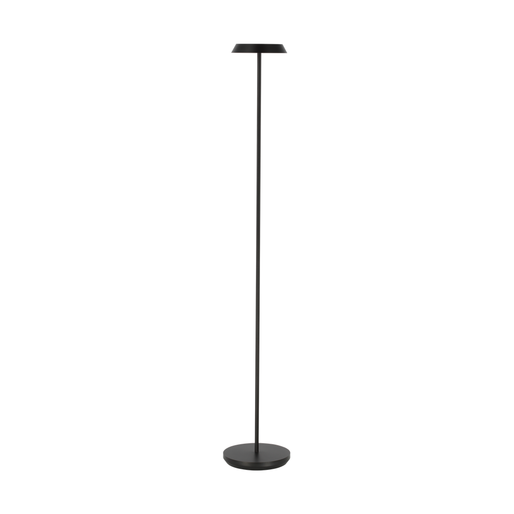 Tepa Medium Rechargeable Floor Lamp Black 2700K 90 CRI
