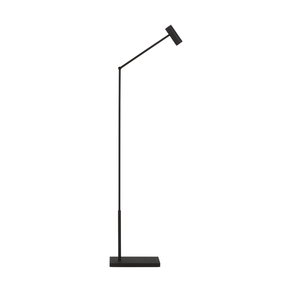 Ponte Small Floor Lamp Nightshade Black 3000K 90 CRI