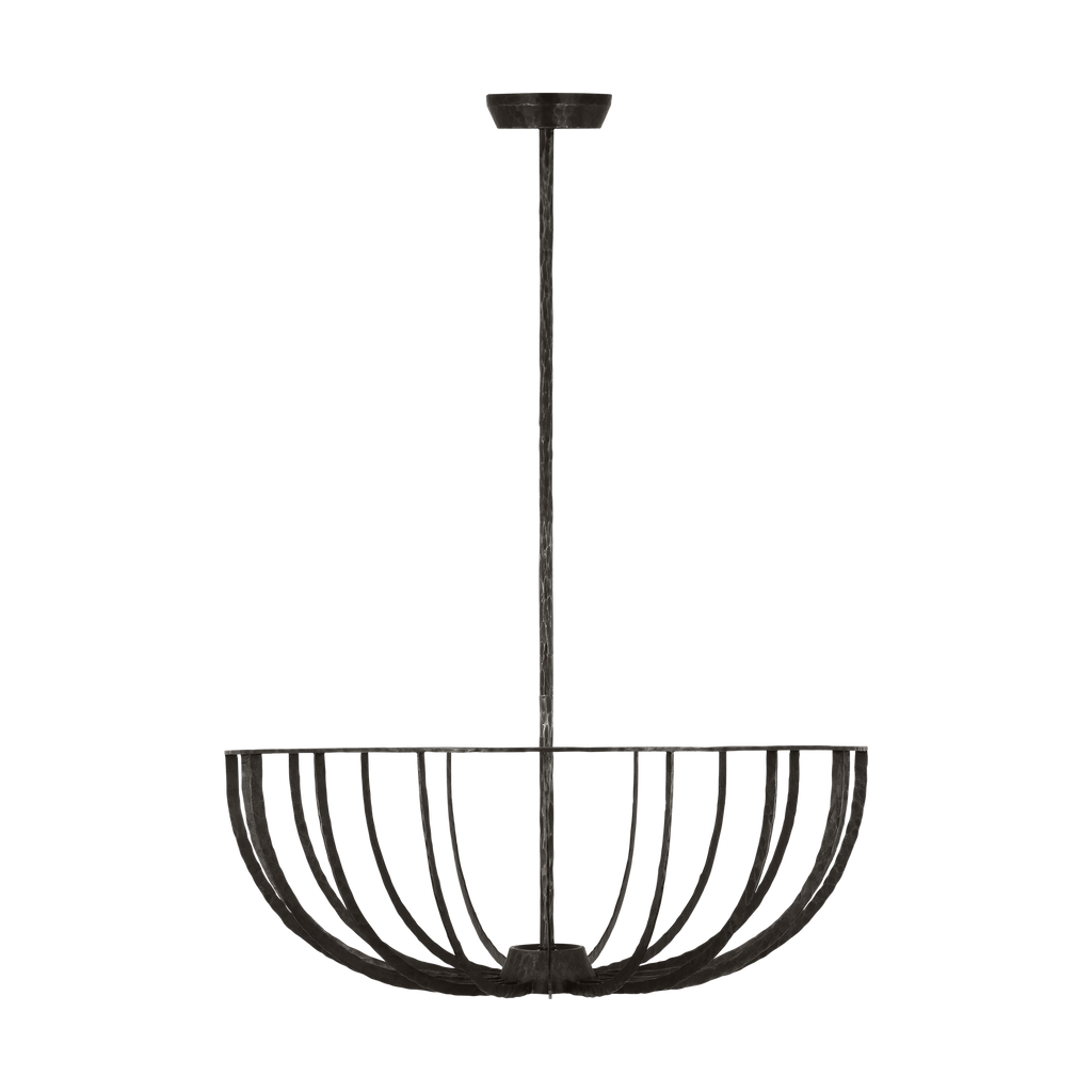 Sanchi X-Large Semi Flush aged iron 2700K 90 CRI
