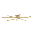Cityscape X-Grande Flush Clear Crystal hand-rubbed antique brass 2700K 90 CRI