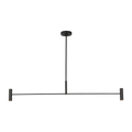 Ponte Large Linear Chandelier Nightshade Black 3000K 90 CRI