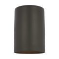Outdoor Cylinders Small One Light Wall Lantern Textured Black
