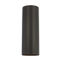 Outdoor Cylinders Medium Two Light Wall Lantern Textured Black