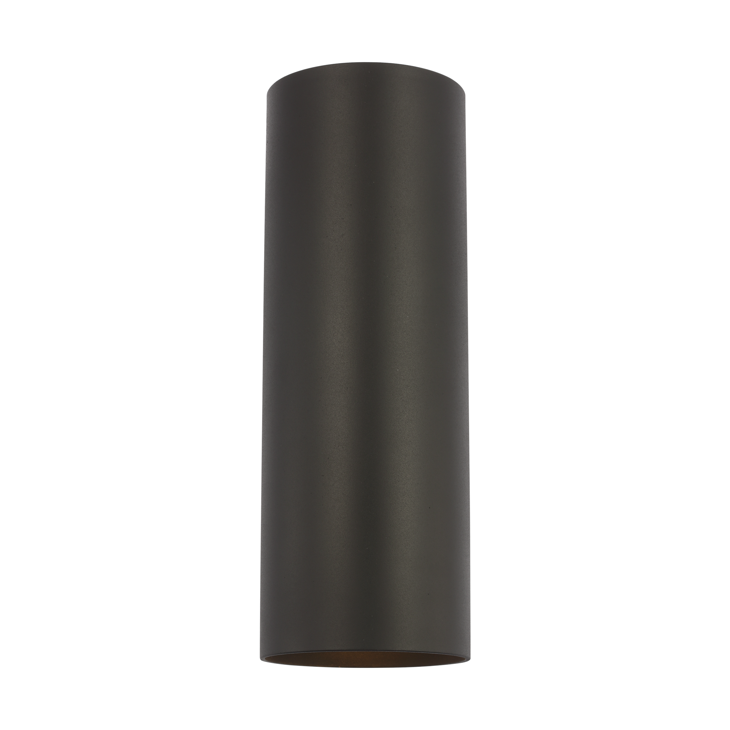 Outdoor Cylinders Medium Two Light Wall Lantern Textured Black