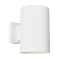 Outdoor Cylinders Medium One Light Wall Lantern Outdoor Textured White