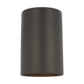 Outdoor Cylinders Medium One Light Wall Lantern Textured Black
