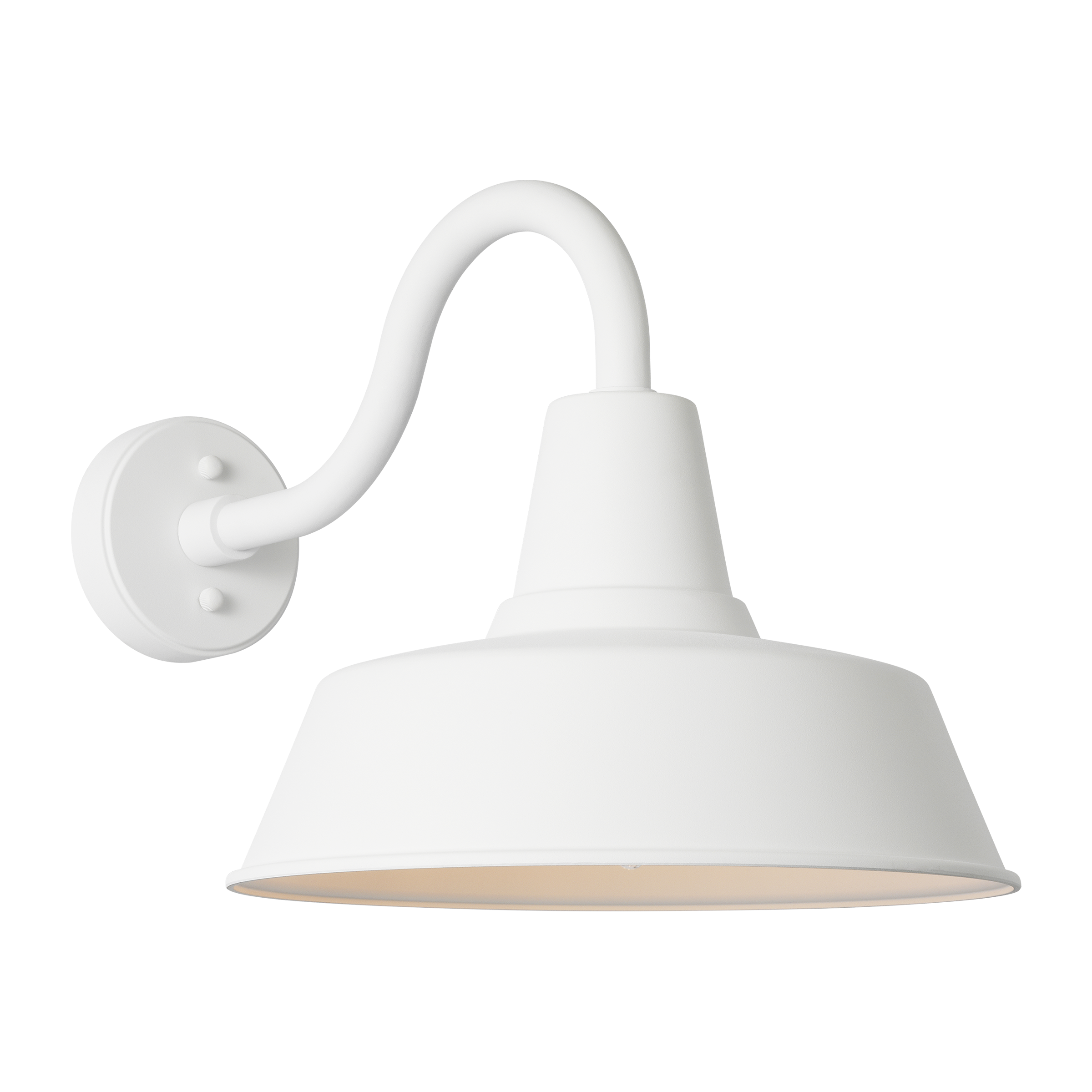 Barn Light LargeStoneStrong Wall Lantern Outdoor Textured White