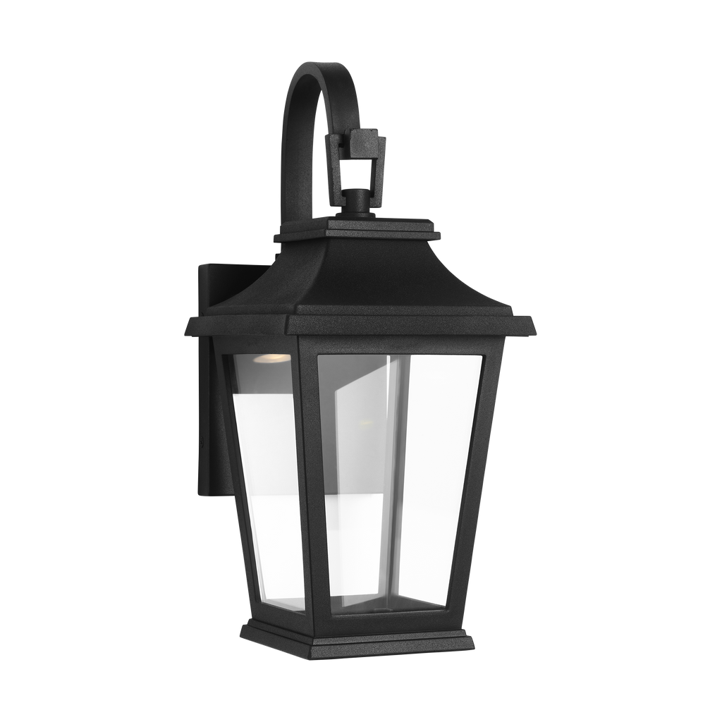 Warren Mini Lantern Textured Black Bulbs Inc