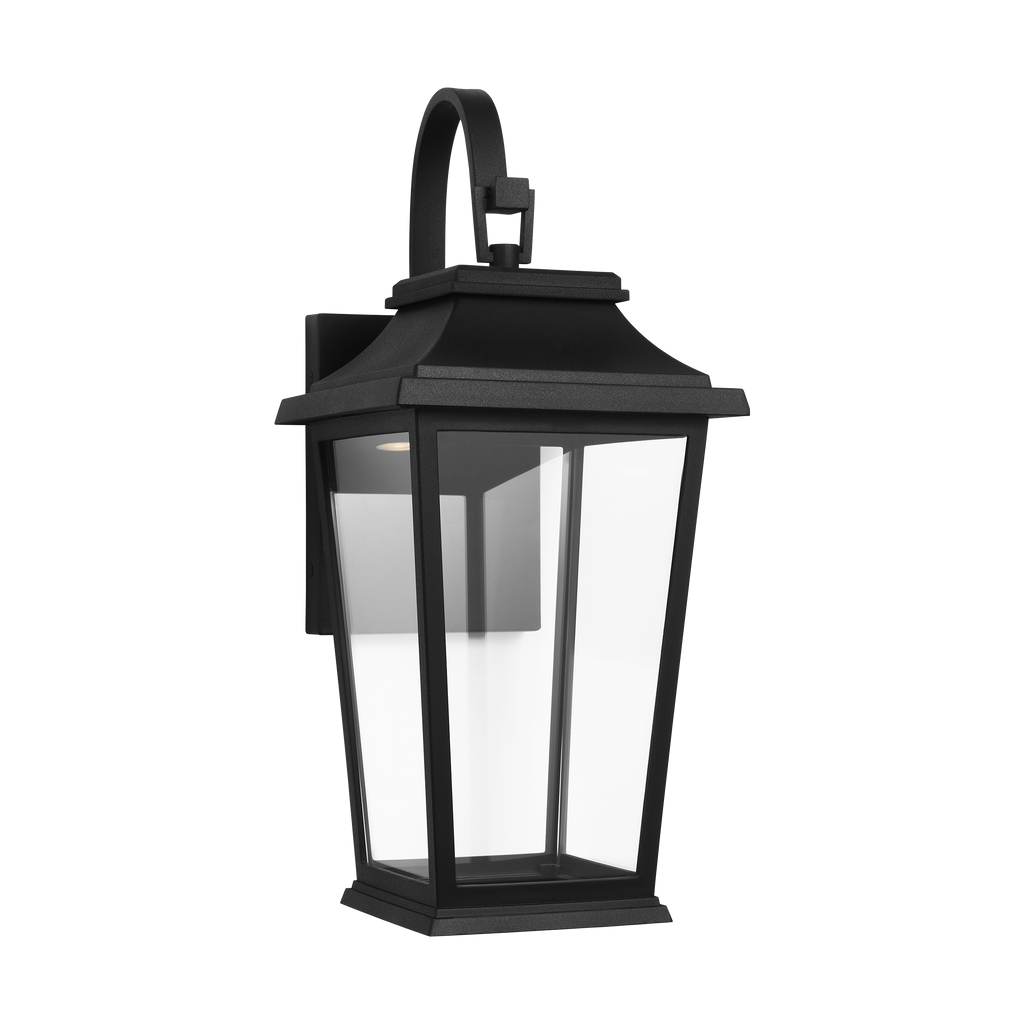 Warren Small Lantern Textured Black Bulbs Inc