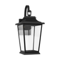 Warren Medium Lantern Textured Black Bulbs Inc