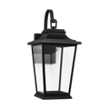 Warren Large Lantern Textured Black Bulbs Inc