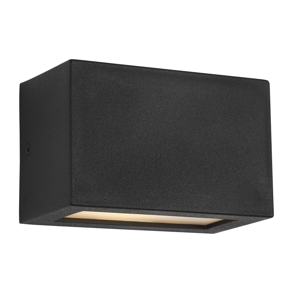 Kukei Small LED Wall Lantern Textured Black Bulbs Inc