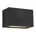 Kukei Small LED Wall Lantern Textured Black Bulbs Inc