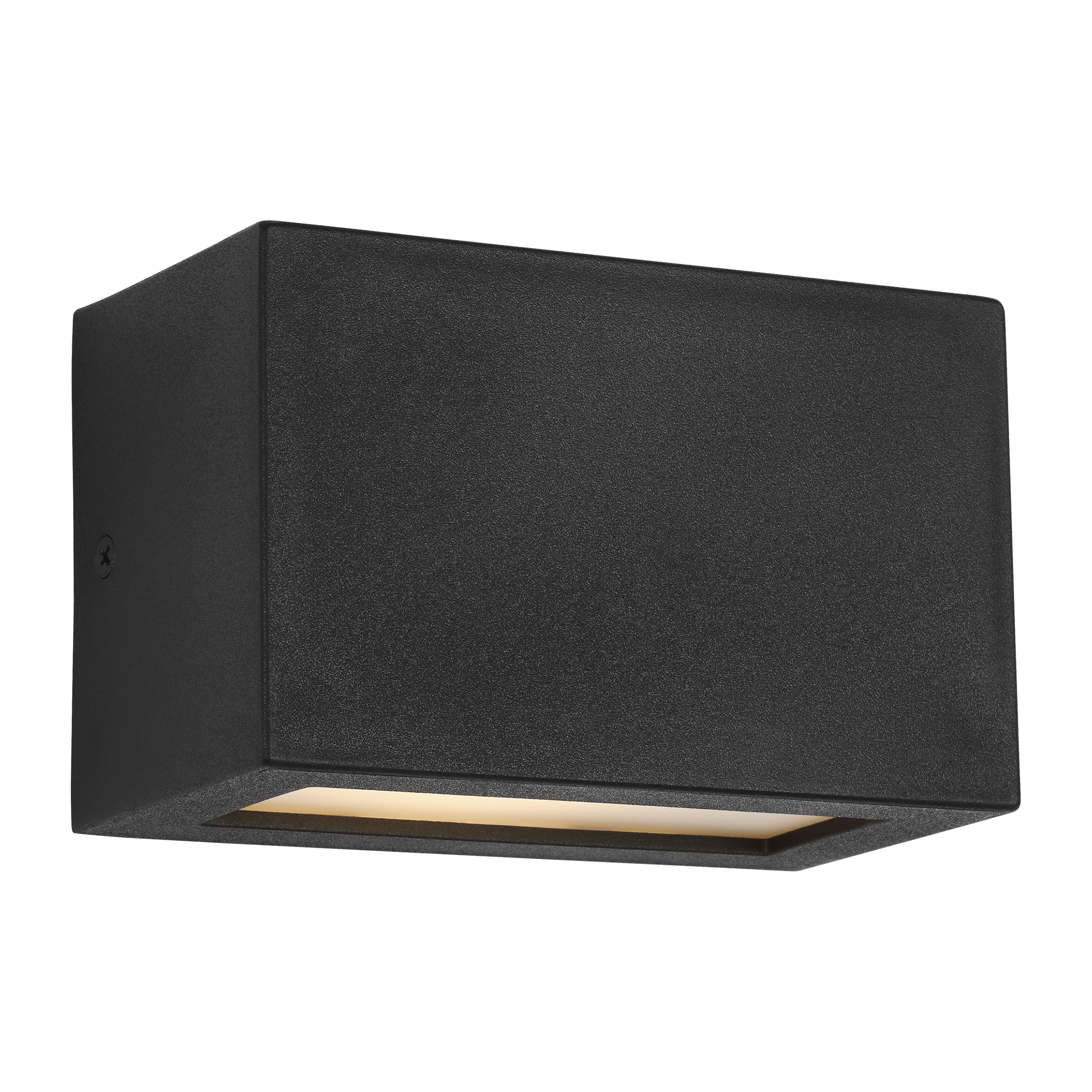Kukei Small LED Wall Lantern Textured Black Bulbs Inc