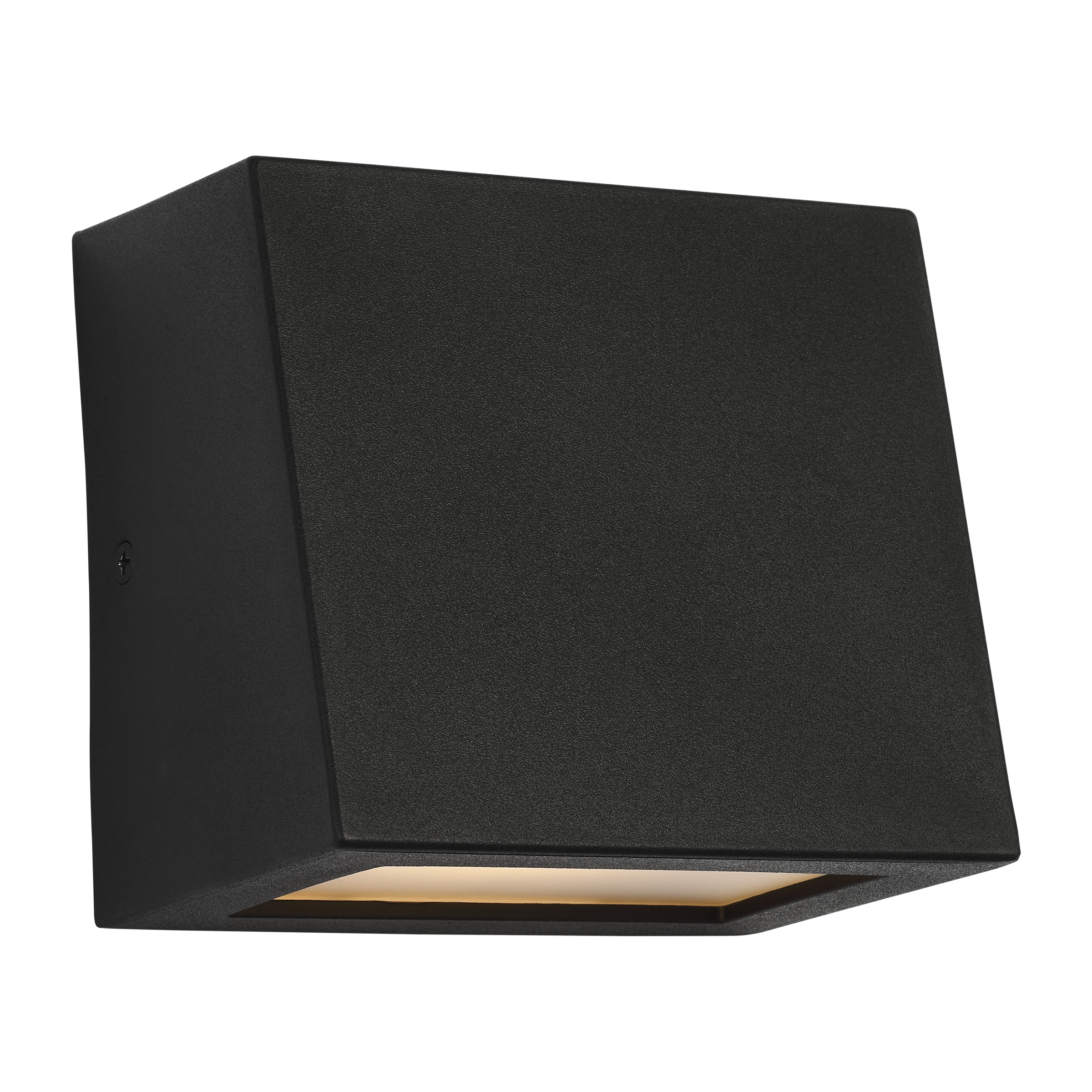 Kakudo Small LED Wall Lantern Textured Black Bulbs Inc