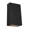 Kakudo Large LED Wall Lantern Textured Black Bulbs Inc