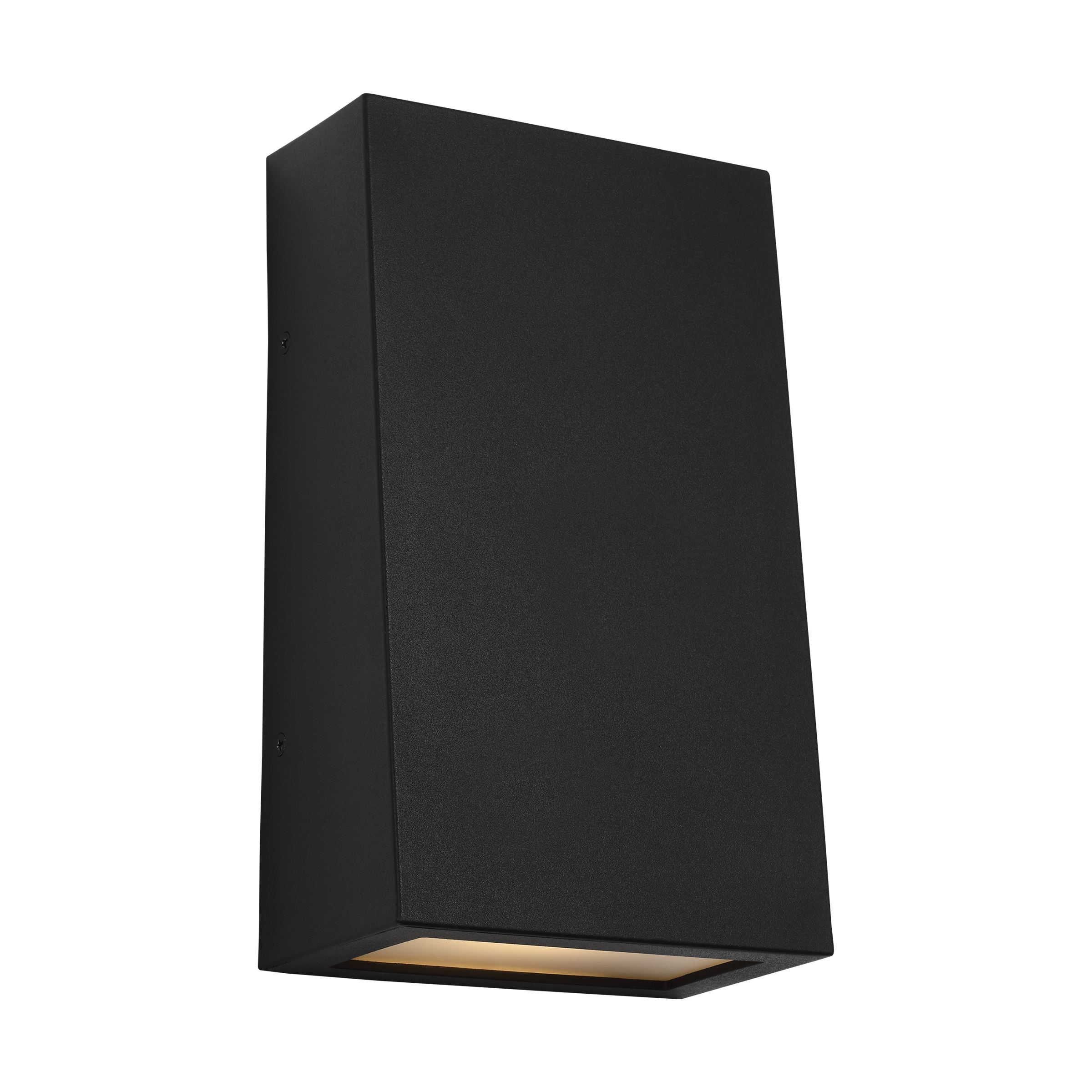 Kakudo Large LED Wall Lantern Textured Black Bulbs Inc