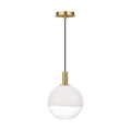 Torian Small Pendant Burnished Brass