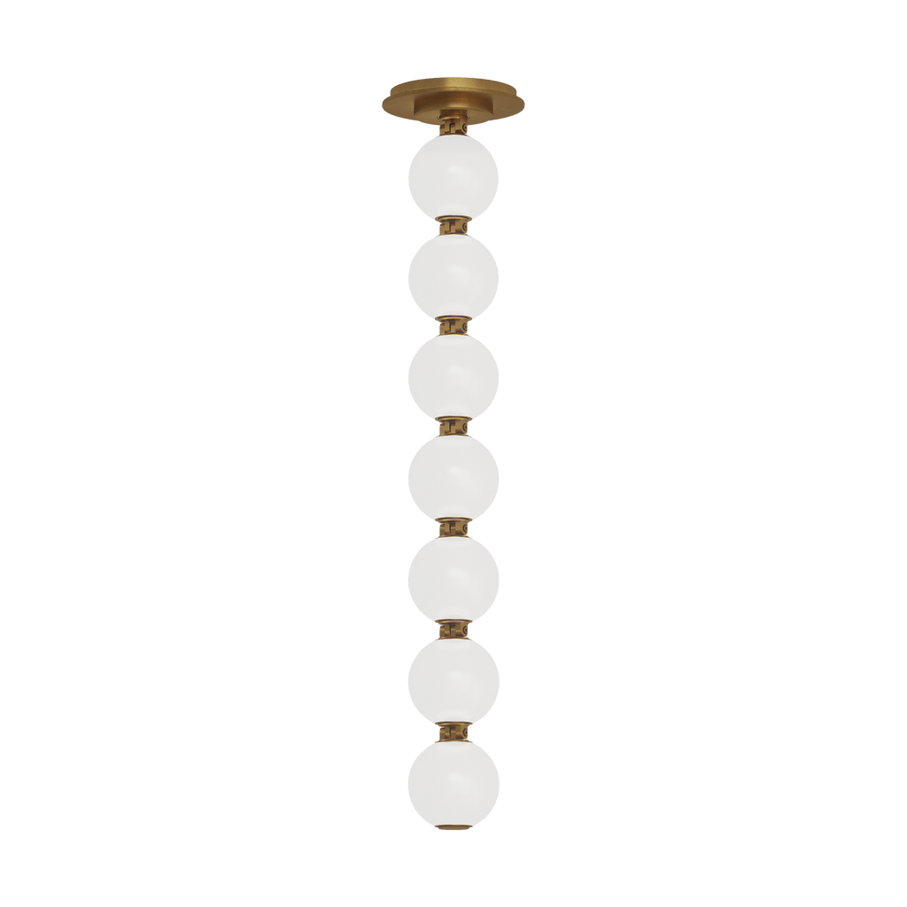 Perle 24 Pendant | Natural Brass 3000K Remote 120V