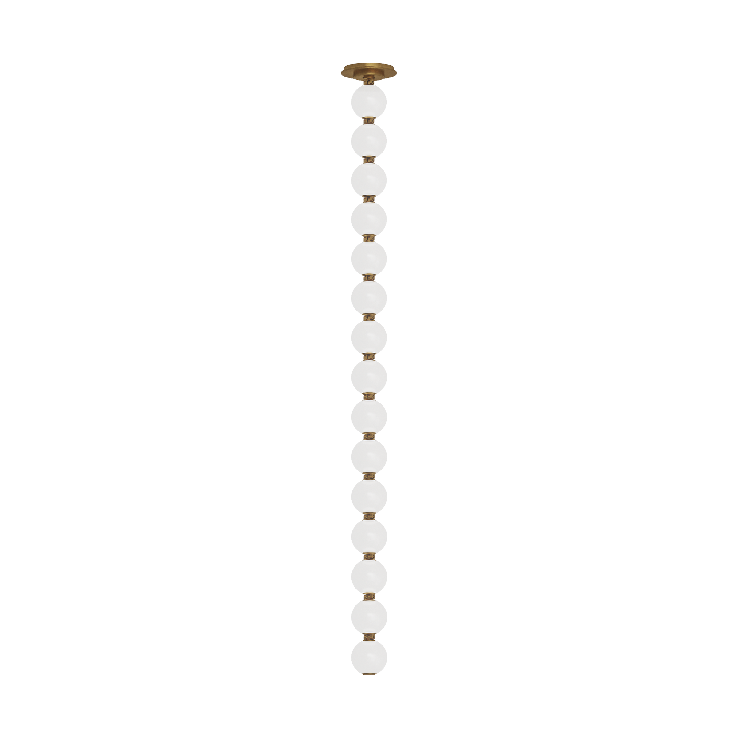 Perle 48 Pendant | Natural Brass 3000K Remote 120V