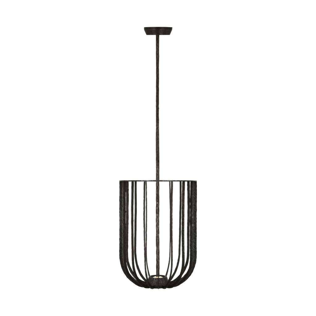 Sanchi Large Pendant aged iron 2700K 90 CRI