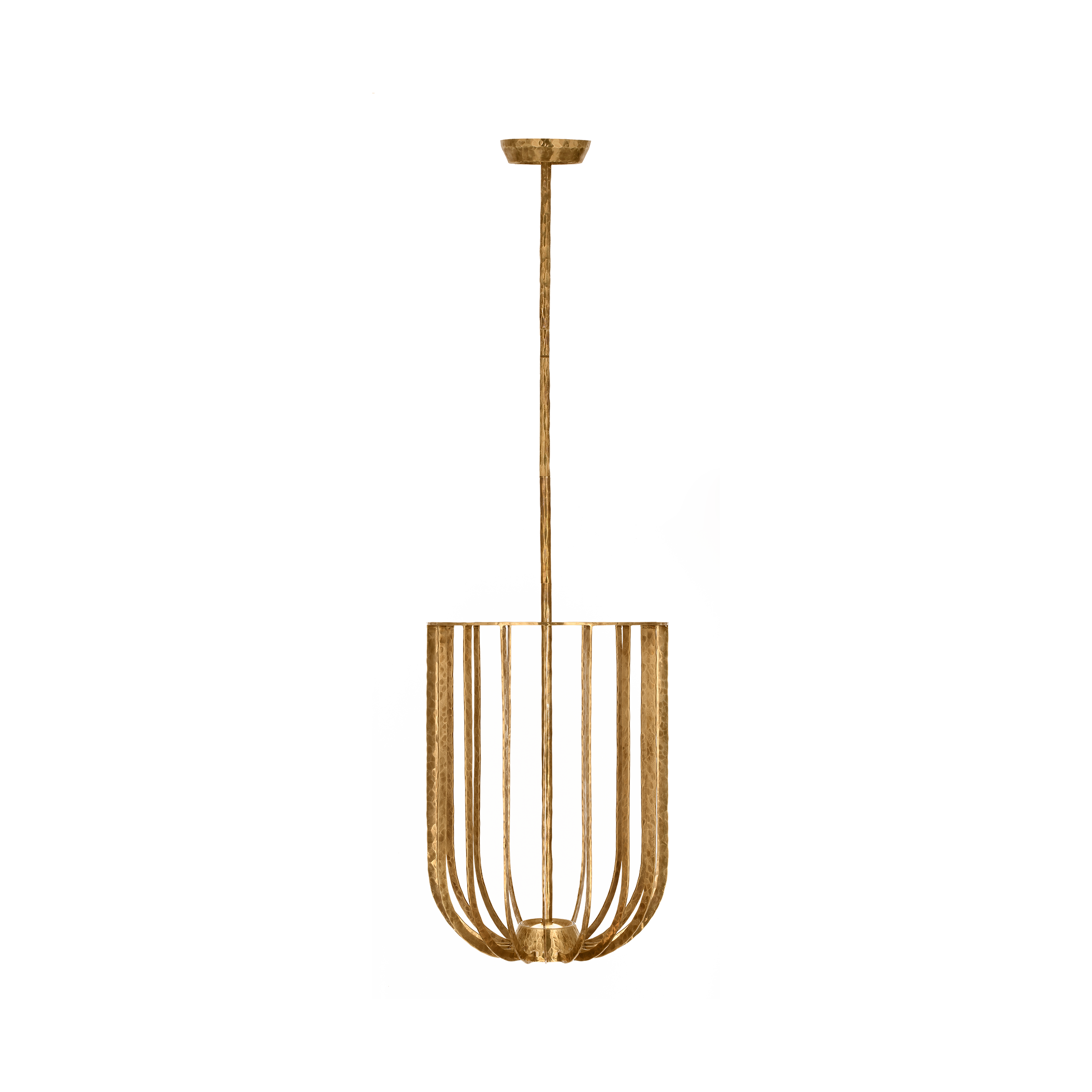 Sanchi Large Pendant Polished antique Brass 2700K 90 CRI