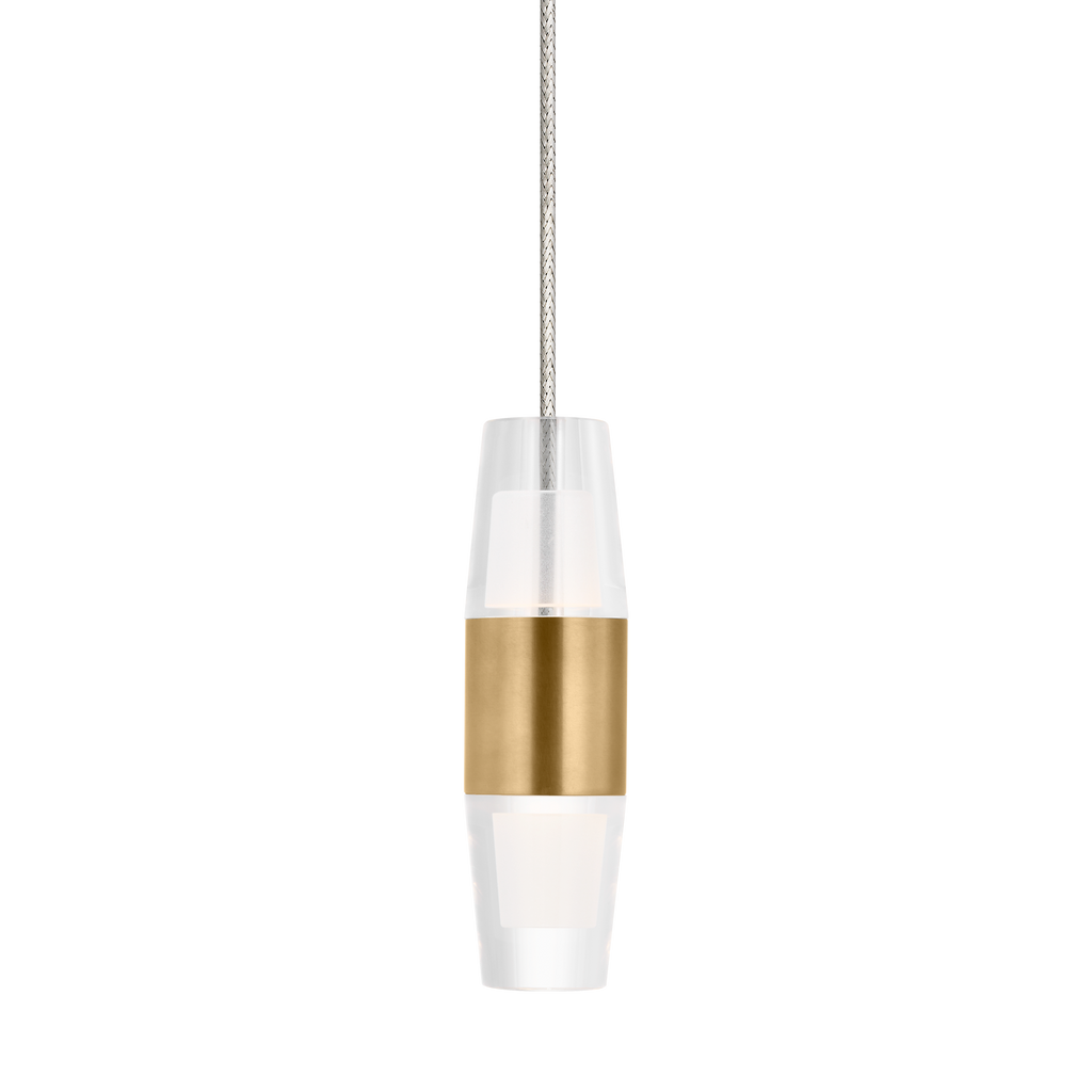 Lassell Short Mini Pendant FreeJack Natural Brass 2700K 90 CRI